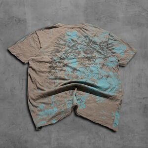 Y2K Relaxed Brown Retrofit Grunge Archive Skater 90s Tee Shirt